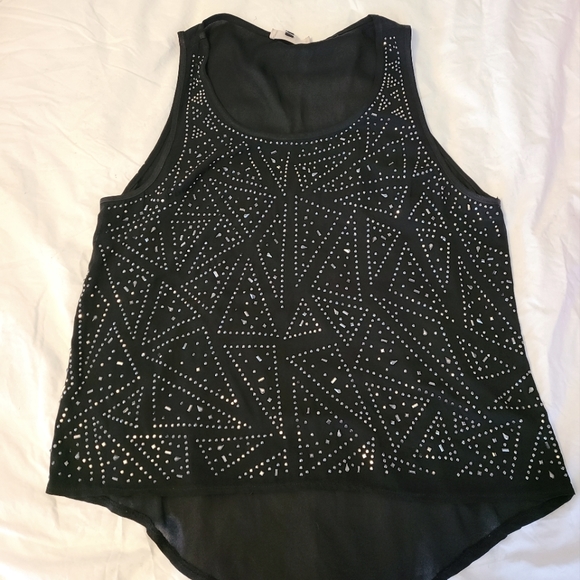 Tank Top with Sparkly Stud Design. - Picture 1 of 3